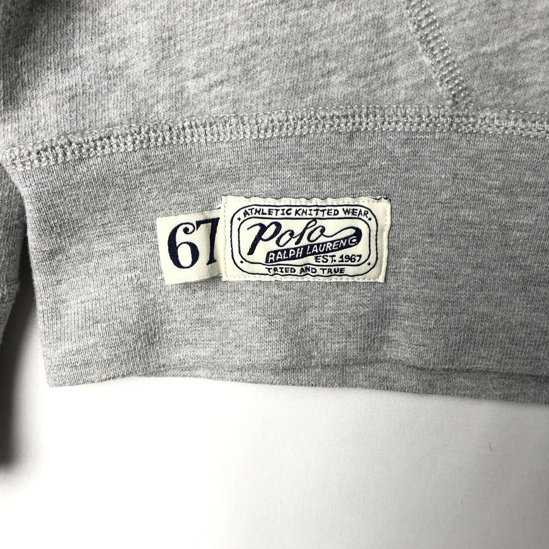 Ralph Lauren POLO RALPH LAUREN sweatshirt pullover hoodie, men's size L unclear gray type Vintage Second Hand