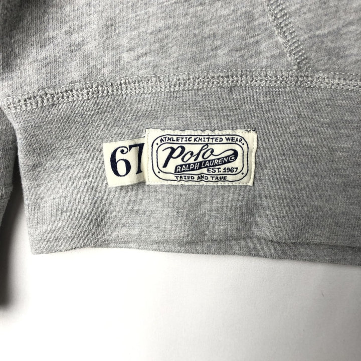 Ralph Lauren POLO RALPH LAUREN sweatshirt pullover hoodie, men's size L unclear gray type Vintage Second Hand
