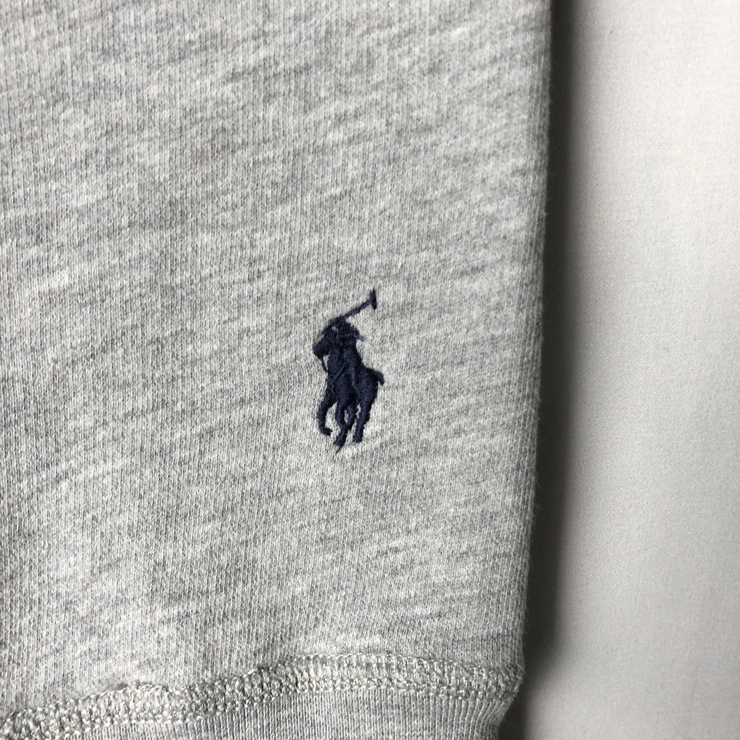 Ralph Lauren POLO RALPH LAUREN sweatshirt pullover hoodie, men's size L unclear gray type Vintage Second Hand