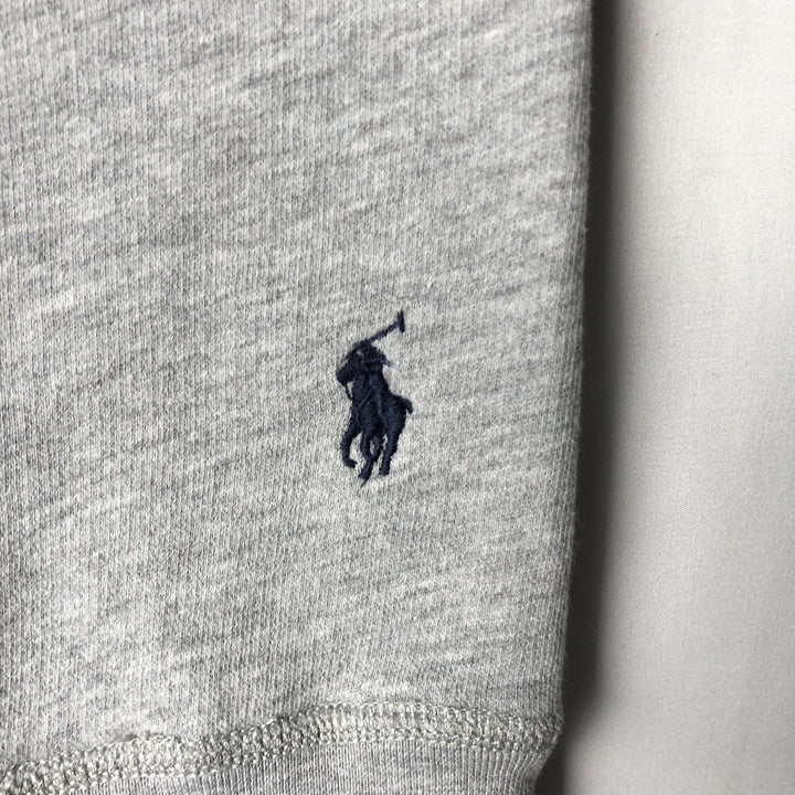 Ralph Lauren POLO RALPH LAUREN sweatshirt pullover hoodie, men's size L unclear gray type Vintage Second Hand