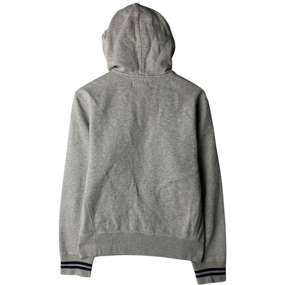 Ralph Lauren POLO JEANS COMPANY Half-Button Sweatshirt Pullover Hoodie, Men's Size S (approx.) cotton gray type Vintage Second Hand