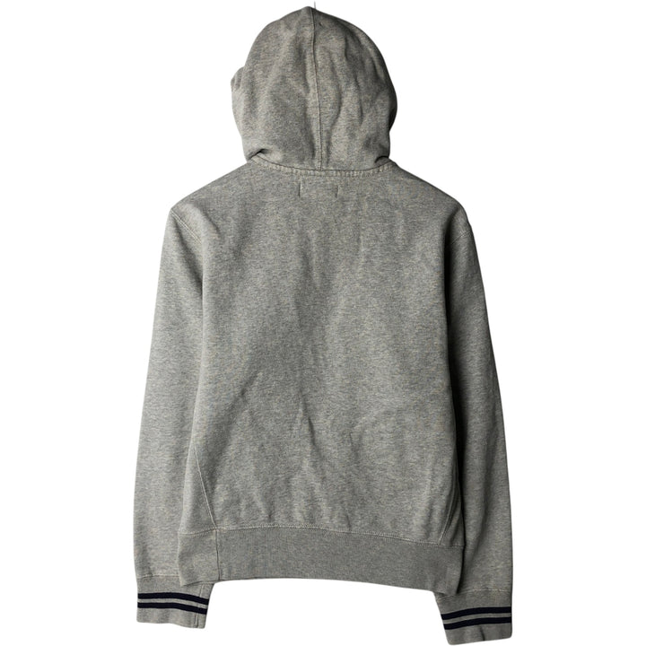 Ralph Lauren POLO JEANS COMPANY Half-Button Sweatshirt Pullover Hoodie, Men's Size S (approx.) cotton gray type Vintage Second Hand