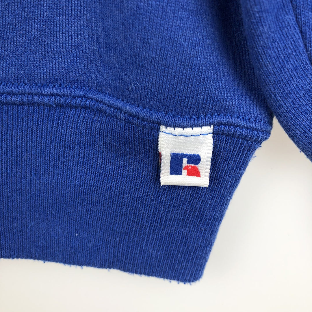 80s-90'S Russell NFL New York Giants Sweatshirt, Made in USA, Men's Size L (Equivalent), Vintage cotton blue type Vintage Second Hand