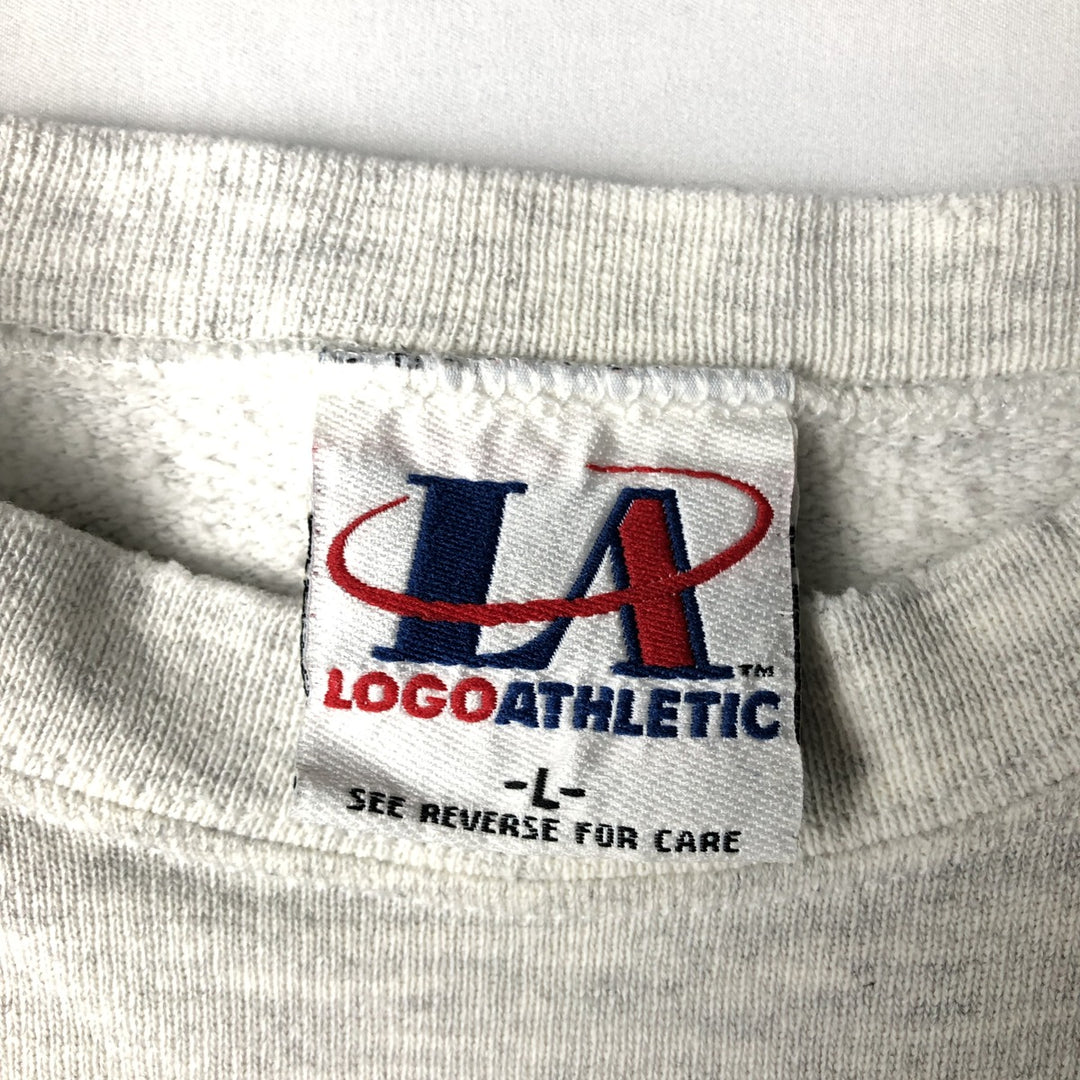 90'S LOGOATHLETIC NFL Cleveland Browns Sweatshirt, Made in USA, Men's Size L (Equivalent), Vintage cotton gray type Vintage Second Hand