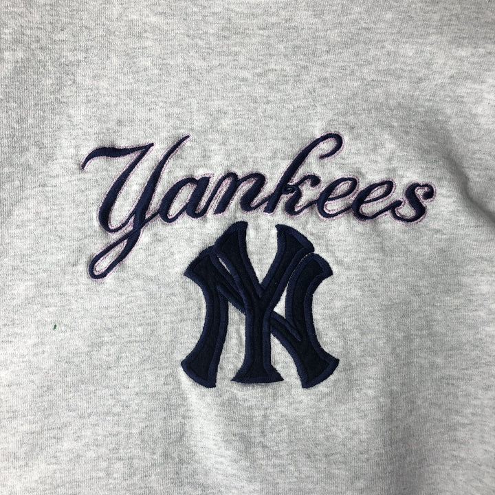 MARCO SELINI MLB NEW YORK YANKEES Sweatshirt (Men's Size L) unclear gray type Vintage Second Hand