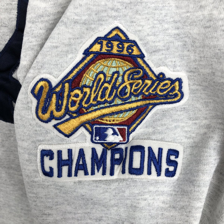 90'S Majestic MLB New York Yankees World Series Sweatshirt, Men's Size L (approx.), Vintage cotton gray type Vintage Second Hand