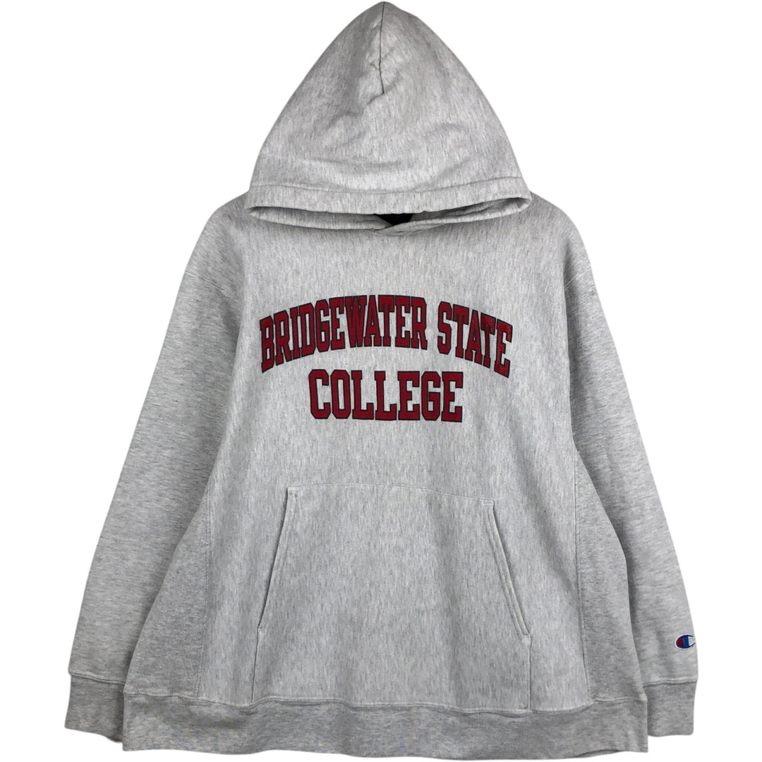 2000'S Champion REVERSE WEAVE Reverse Weave College Sweatshirt Pullover Hoodie, Men's Size L cotton gray type Vintage Second Hand