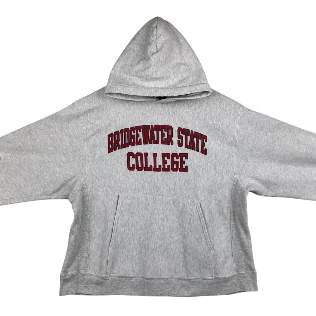 2000'S Champion REVERSE WEAVE Reverse Weave College Sweatshirt Pullover Hoodie, Men's Size L cotton gray type Vintage Second Hand