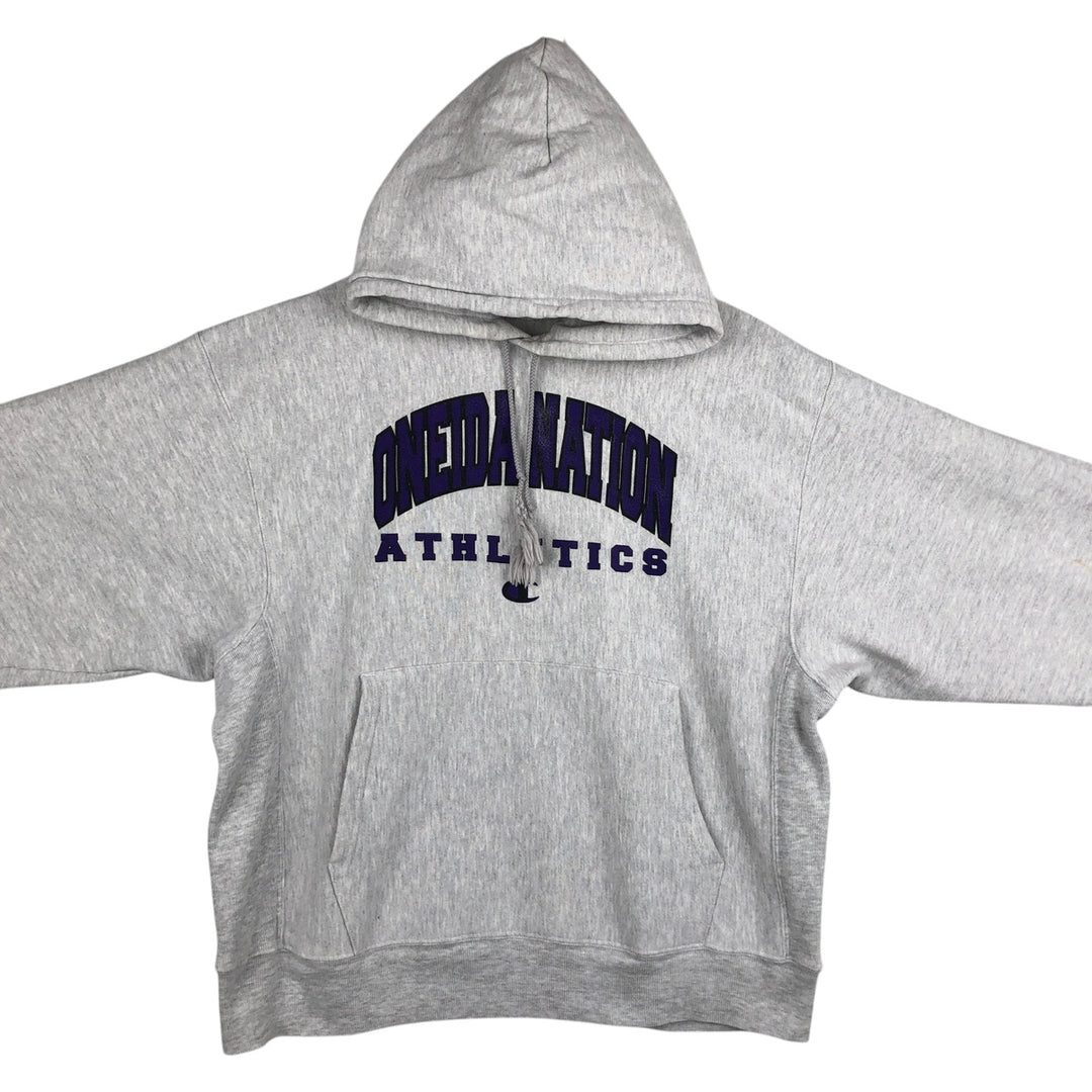 00'S Champion PREMIUM REVERSE WEAVE Premium Reverse Weave Sweat Pullover Hoodie Men's XL unclear gray type Vintage Second Hand