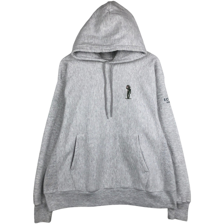 00'S Champion PREMIUM REVERSE WEAVE Premium Reverse Weave Sweat Pullover Hoodie Men's XL unclear gray type Vintage Second Hand