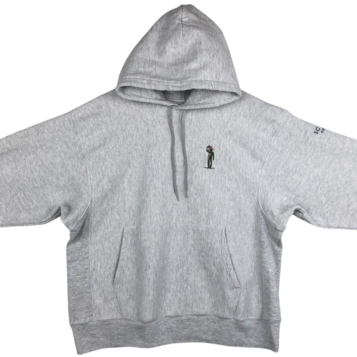 00'S Champion PREMIUM REVERSE WEAVE Premium Reverse Weave Sweat Pullover Hoodie Men's XL unclear gray type Vintage Second Hand