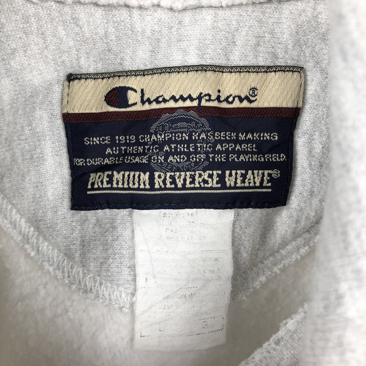 00'S Champion PREMIUM REVERSE WEAVE Premium Reverse Weave Sweat Pullover Hoodie Men's XL unclear gray type Vintage Second Hand