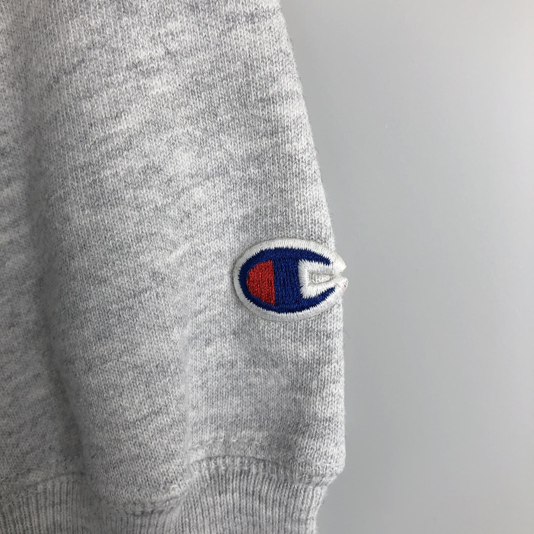 2000'S Champion Premium Reverse Weave Advertising Sweatshirt Pullover Hoodie, Men's XXL equivalent. unclear gray type Vintage Second Hand