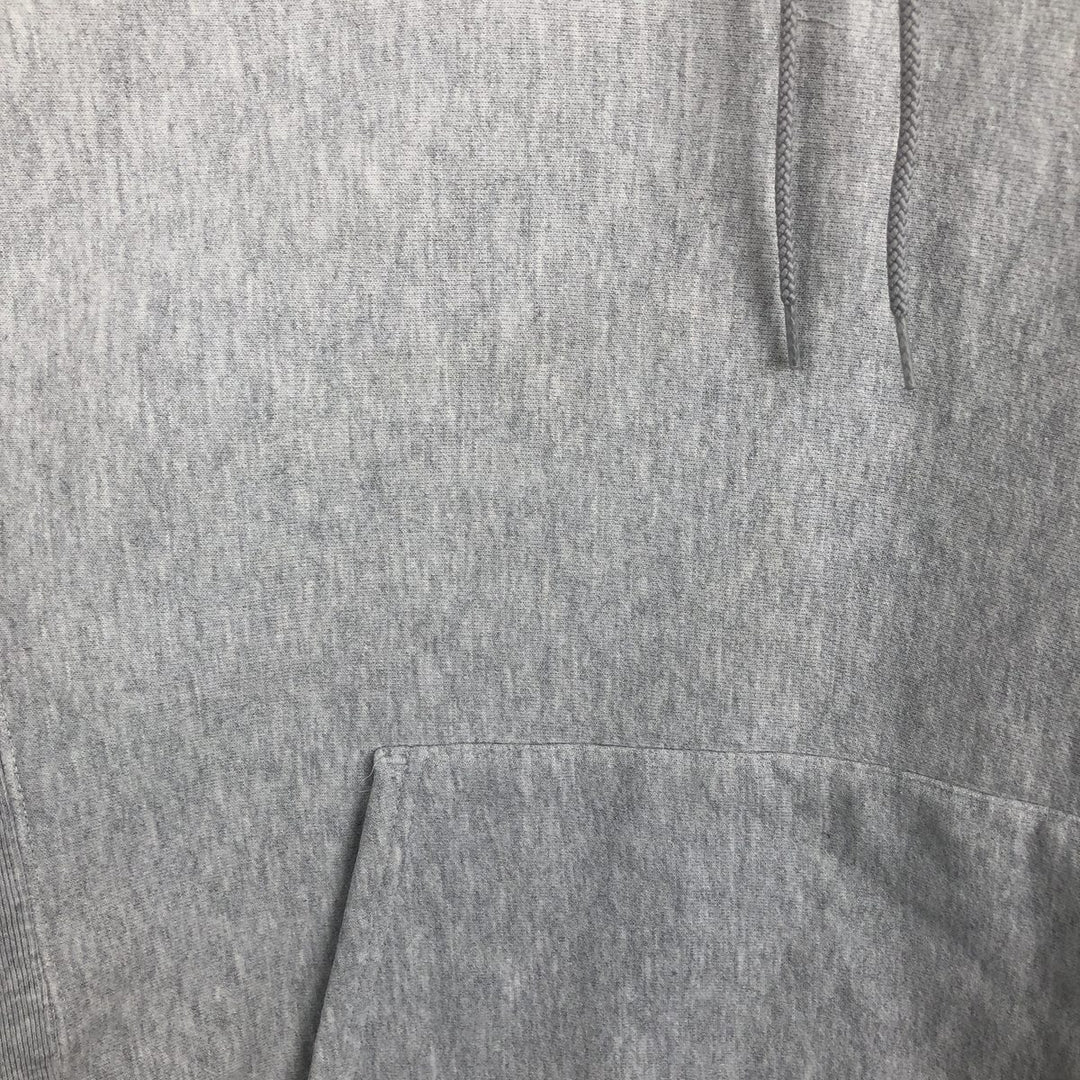 2000'S Champion Premium Reverse Weave Advertising Sweatshirt Pullover Hoodie, Men's XXL equivalent. unclear gray type Vintage Second Hand