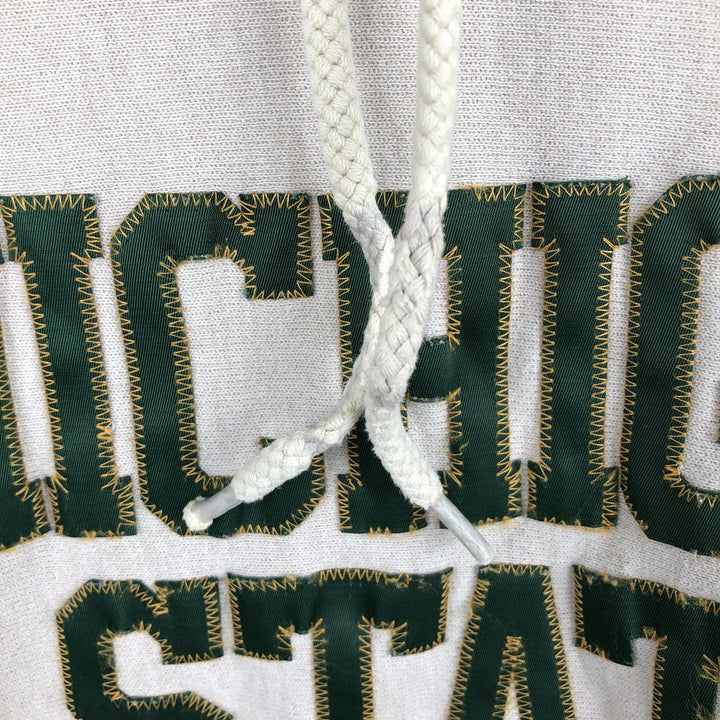 Champion Original Reverse Weave MICHIGAN University of Michigan College Sweat Pullover Hoodie (Men's Size L) cotton Beige type Vintage Second Hand