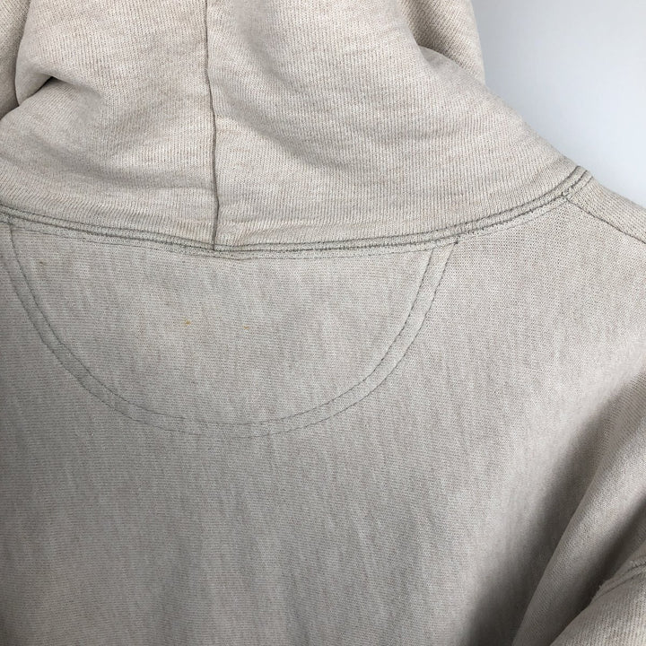Champion Original Reverse Weave MICHIGAN University of Michigan College Sweat Pullover Hoodie (Men's Size L) cotton Beige type Vintage Second Hand