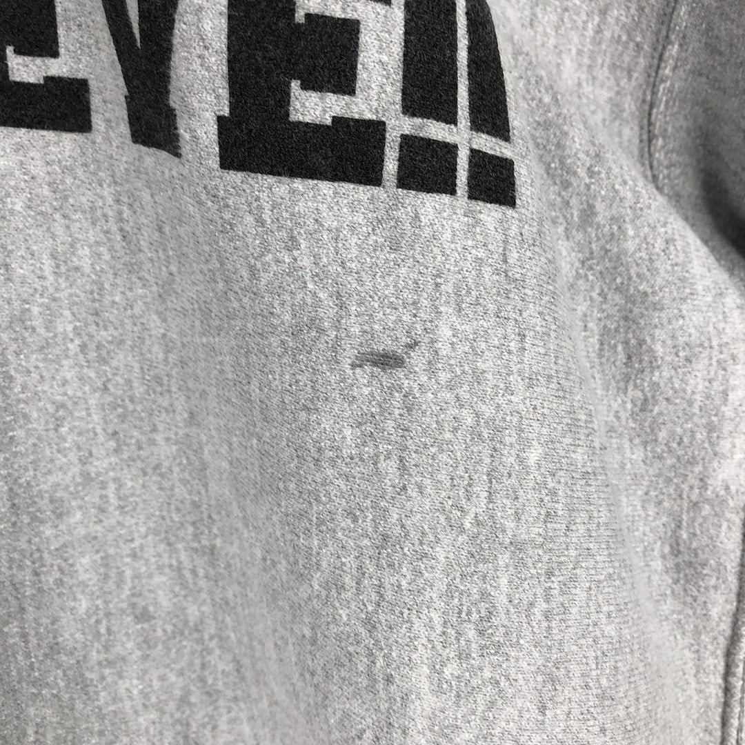 2000'S Champion PREMIUM REVERSE WEAVE Premium Reverse Weave Sweatshirt Pullover Hoodie, Men's Size Small cotton gray type Vintage Second Hand