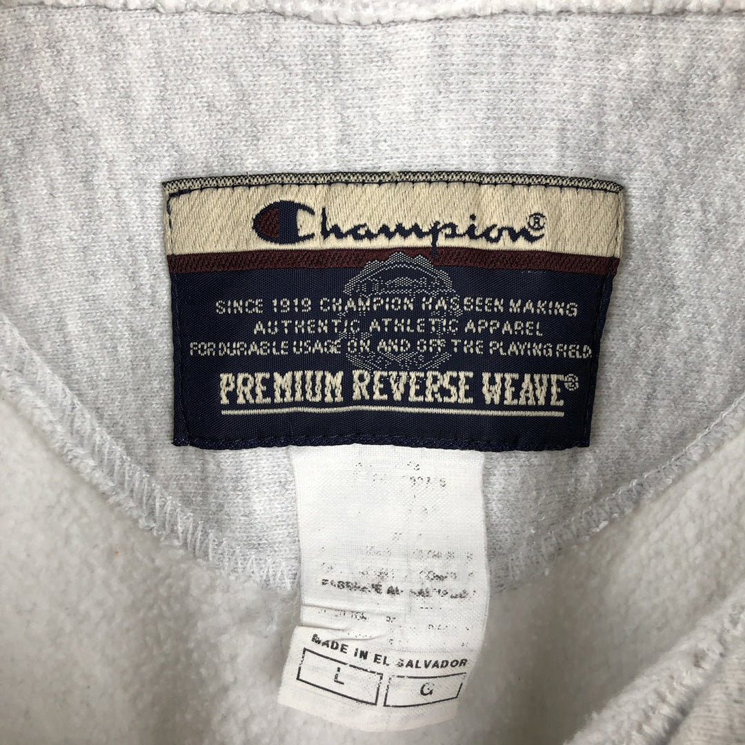 2000'S Champion Premium Reverse Weave NFL 2008 CHAMPS Sweat Pullover Hoodie (Men's Size L) unclear gray type Vintage Second Hand