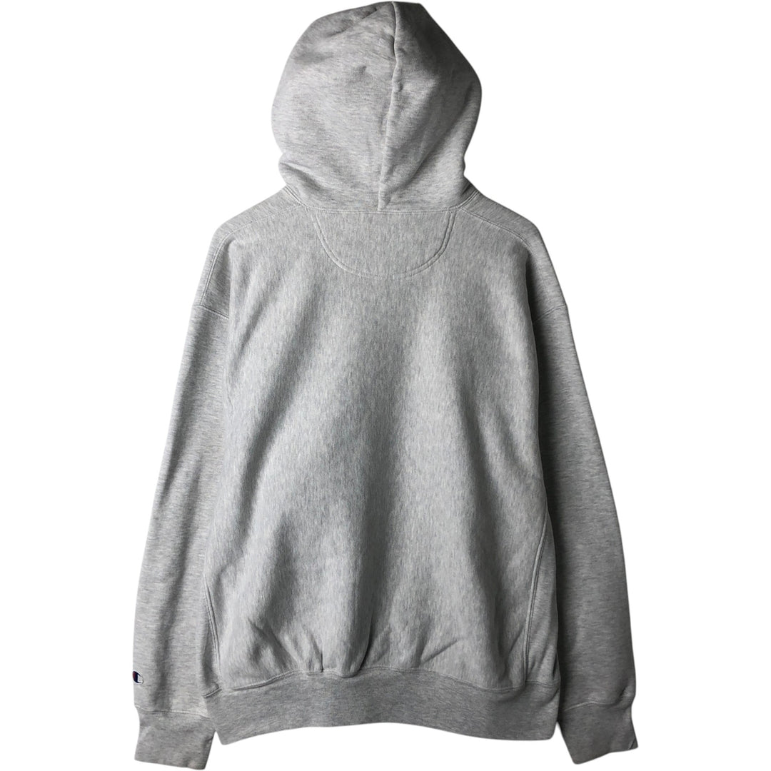 2000'S Champion College Sweatshirt Pullover Hoodie, Men's Size L cotton gray type Vintage Second Hand