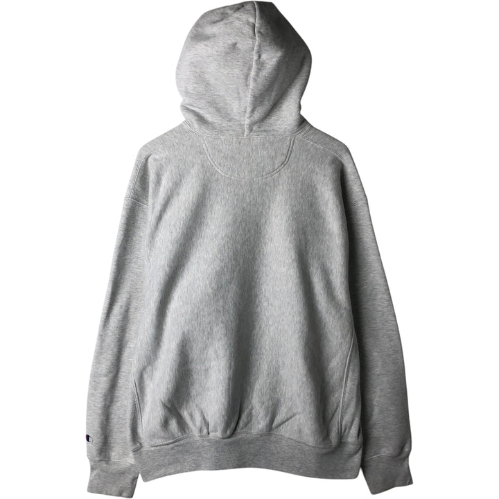 2000'S Champion College Sweatshirt Pullover Hoodie, Men's Size L cotton gray type Vintage Second Hand