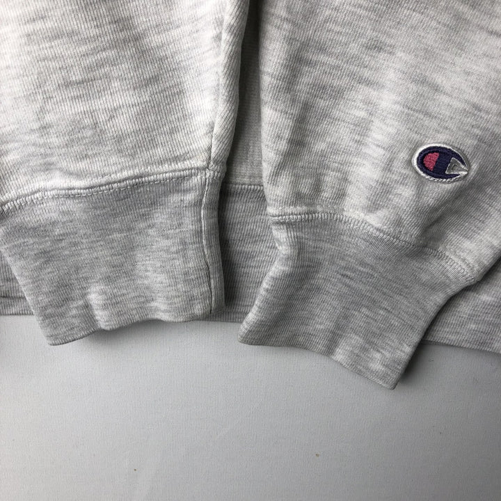 2000'S Champion Original Reverse Weave Boston University College Sweatshirt Pullover Hoodie (Men's Size S) cotton gray type Vintage Second Hand