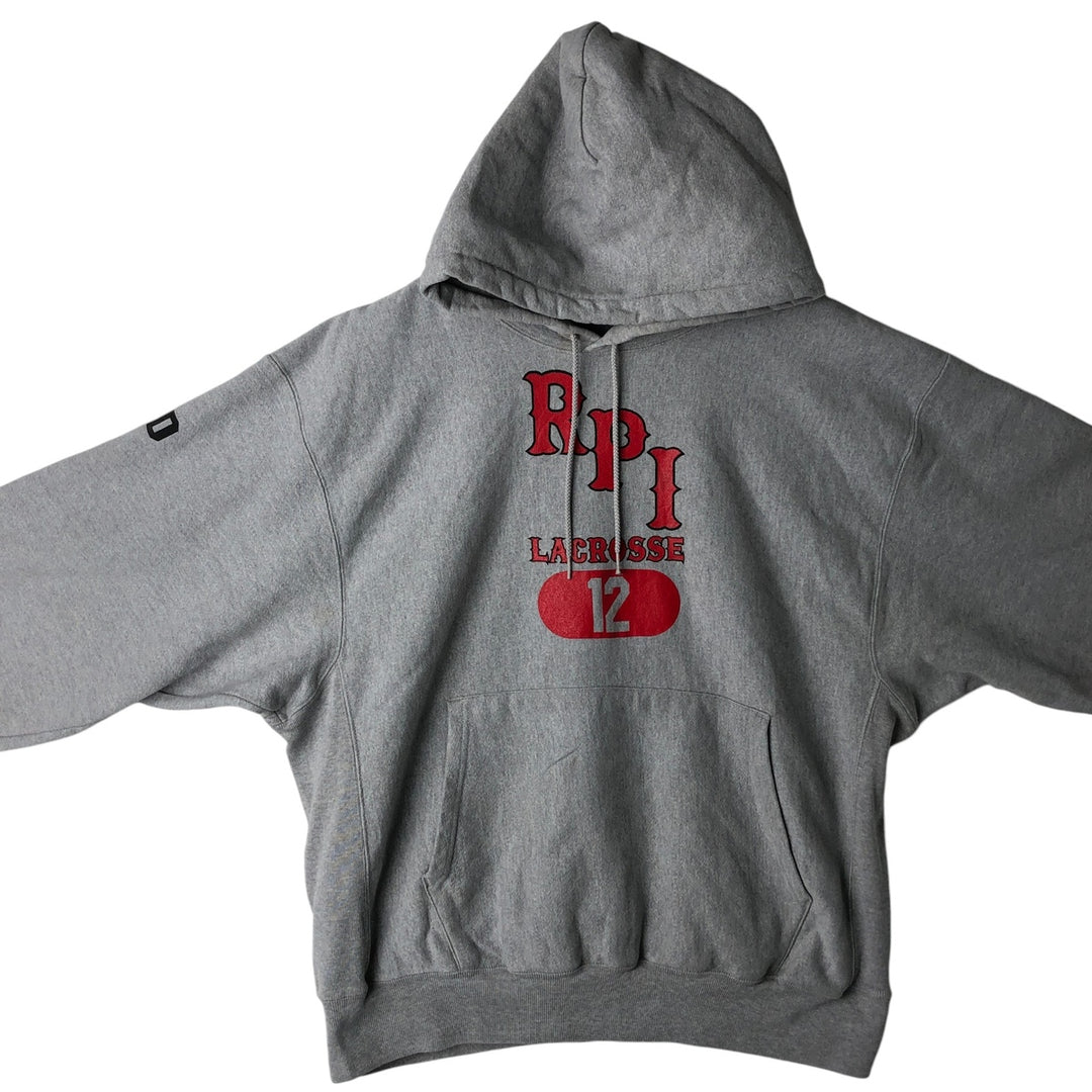 00'S Champion Premium Reverse Weave College Sweat Pullover Hoodie, Men's Size L unclear gray type Vintage Second Hand
