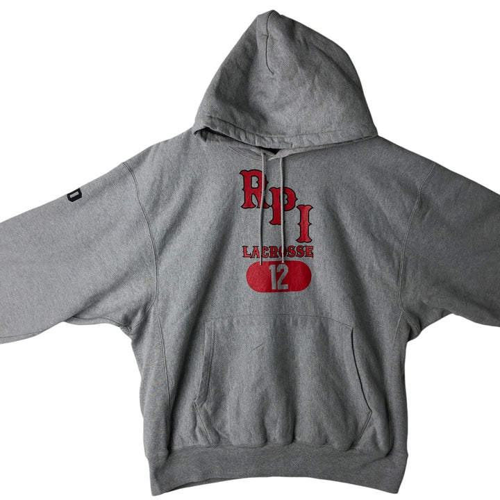 00'S Champion Premium Reverse Weave College Sweat Pullover Hoodie, Men's Size L unclear gray type Vintage Second Hand