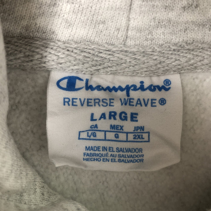 Champion REVERSE WEAVE Reverse Weave College Sweat Pullover Hoodie Men's L size unclear gray type Vintage Second Hand