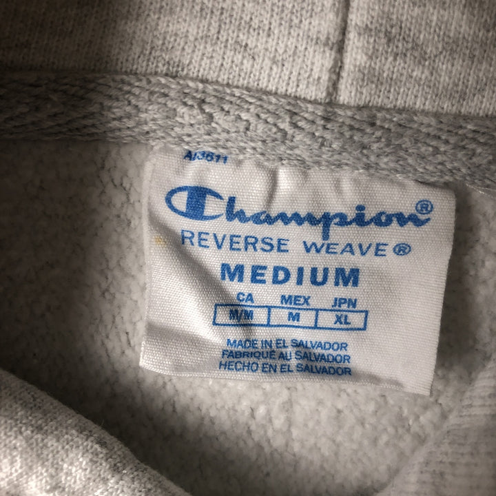 Champion REVERSE WEAVE Reverse Weave College Sweat Pullover Hoodie Men's M cotton gray type Vintage Second Hand