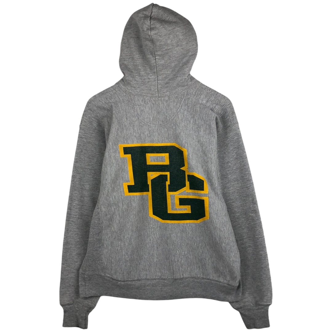 2000'S Champion Premium Reverse Weave 3-Print Sweatshirt Pullover Hoodie, Men's Size M (approx.) cotton gray type Vintage Second Hand