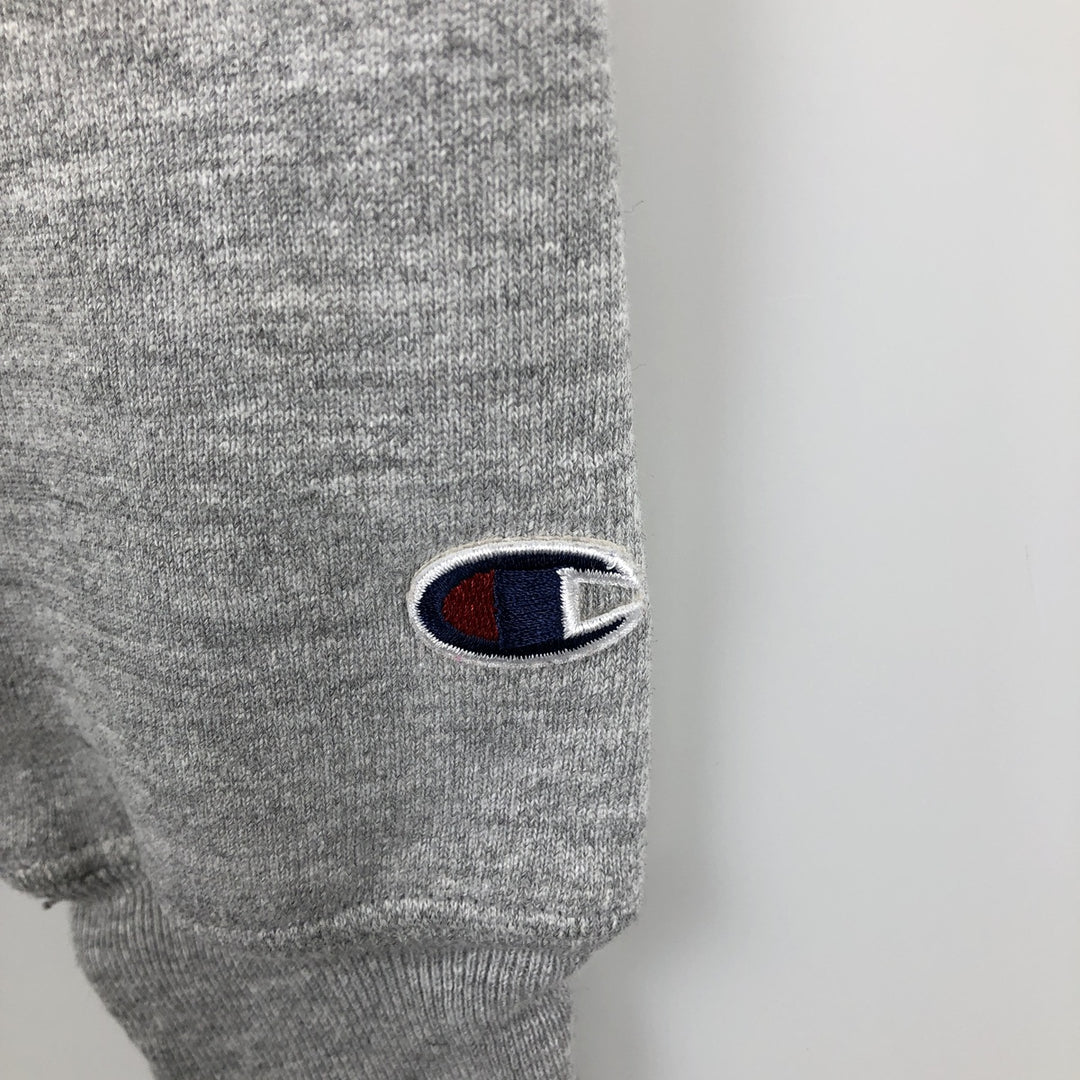 2000'S Champion Premium Reverse Weave 3-Print Sweatshirt Pullover Hoodie, Men's Size M (approx.) cotton gray type Vintage Second Hand