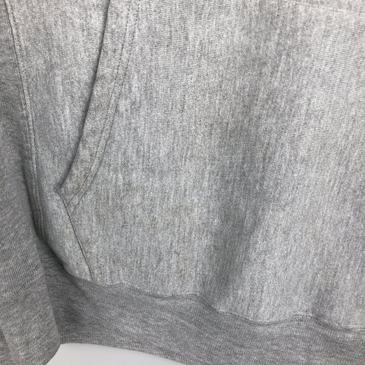 2000'S Champion Premium Reverse Weave 3-Print Sweatshirt Pullover Hoodie, Men's Size M (approx.) cotton gray type Vintage Second Hand