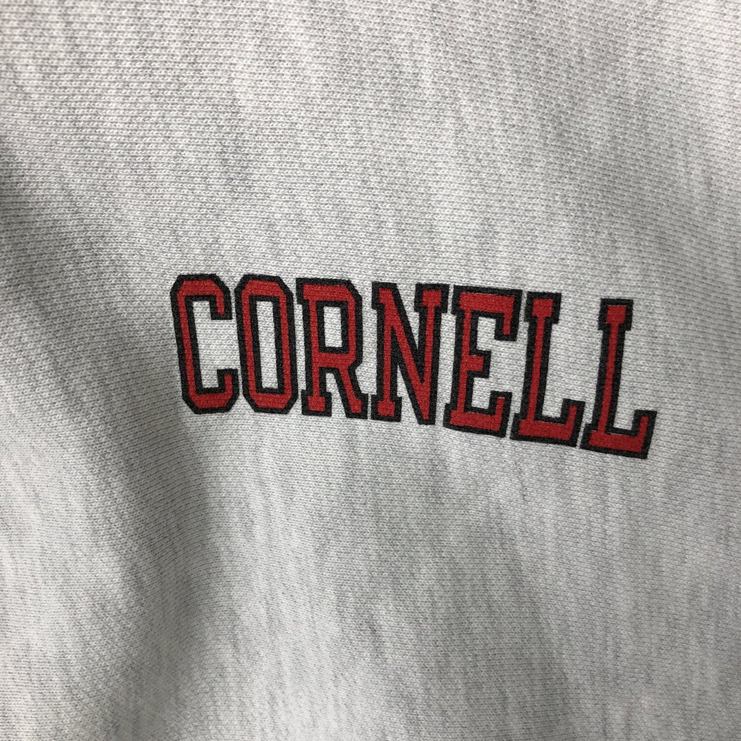 2000'S Champion CORNELL College Sweatshirt Pullover Hoodie, Men's Size M (approx.) cotton gray type Vintage Second Hand