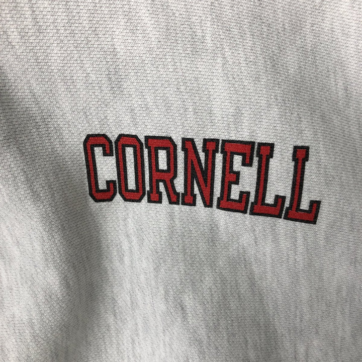 2000'S Champion CORNELL College Sweatshirt Pullover Hoodie, Men's Size M (approx.) cotton gray type Vintage Second Hand