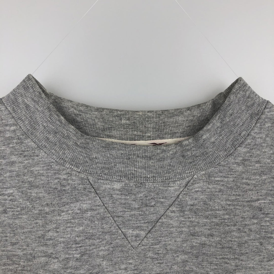 2000'S Reebok logo sweatshirt, men's size M cotton gray type Vintage Second Hand