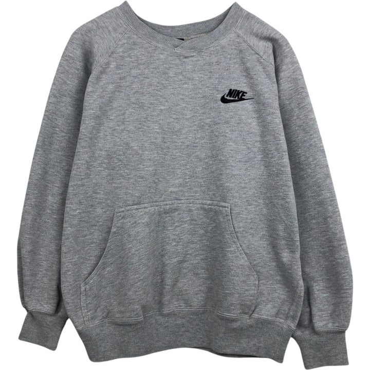 80'S Nike One-Point Logo Sweatshirt, Men's Size L (approx.), Vintage unclear gray type Vintage Second Hand