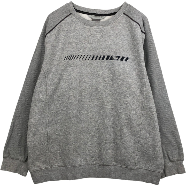 00'S Nike One Point Logo Sweatshirt Trainer Men's XL cotton gray type Vintage Second Hand