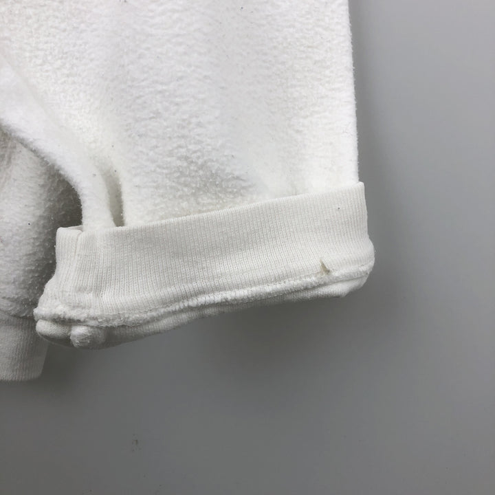 GOTCHA Turtleneck Sweatshirt, Made in USA, Men's Size XL (approx.) cotton white type Vintage Second Hand