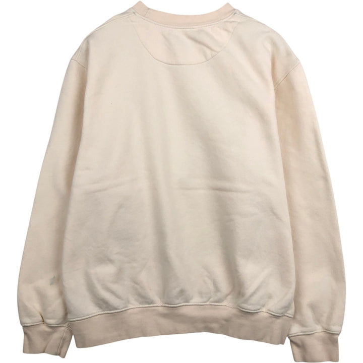 00'S Nike One Point Logo Sweatshirt Trainer Men's L size cotton Beige type Vintage Second Hand