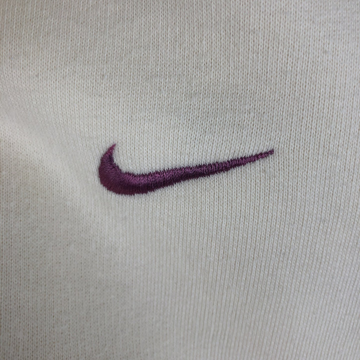 00'S Nike One Point Logo Sweatshirt Trainer Men's L size cotton Beige type Vintage Second Hand