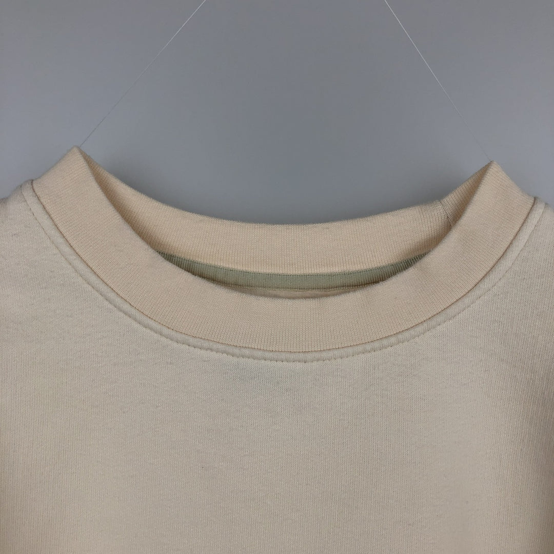 00'S Nike One Point Logo Sweatshirt Trainer Men's L size cotton Beige type Vintage Second Hand