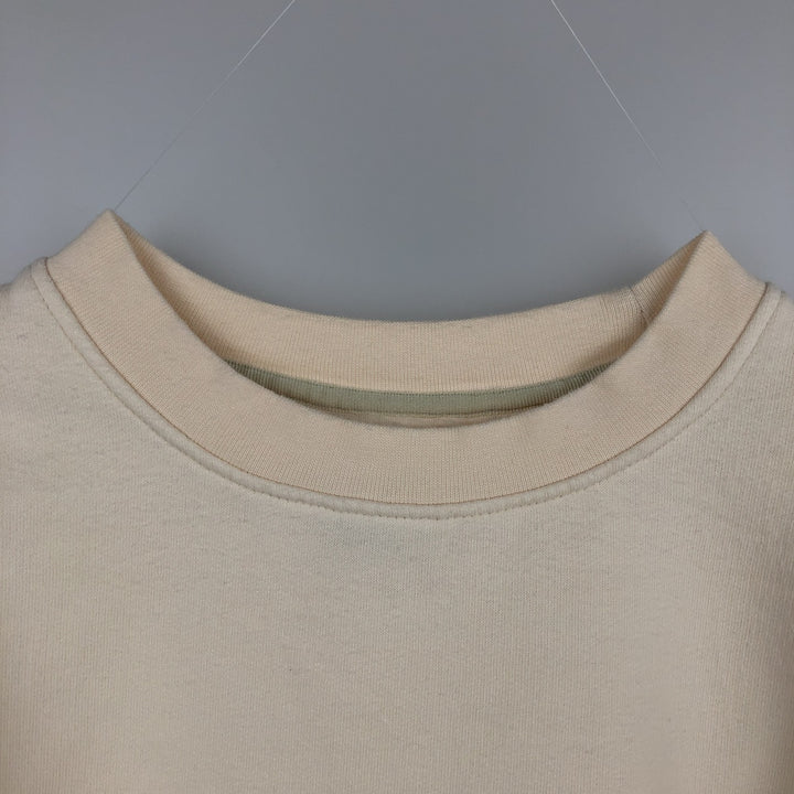 00'S Nike One Point Logo Sweatshirt Trainer Men's L size cotton Beige type Vintage Second Hand