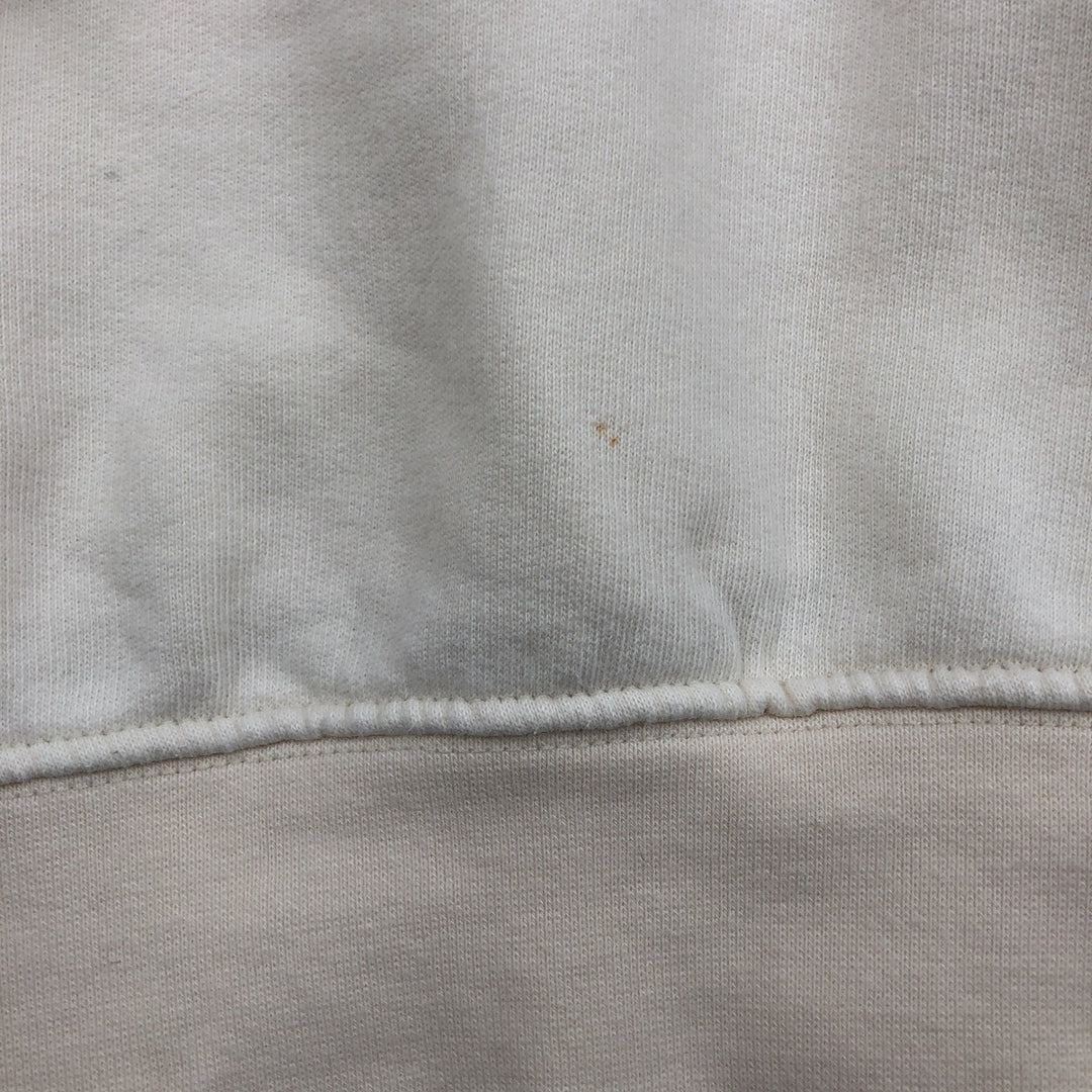 00'S Nike One Point Logo Sweatshirt Trainer Men's L size cotton Beige type Vintage Second Hand