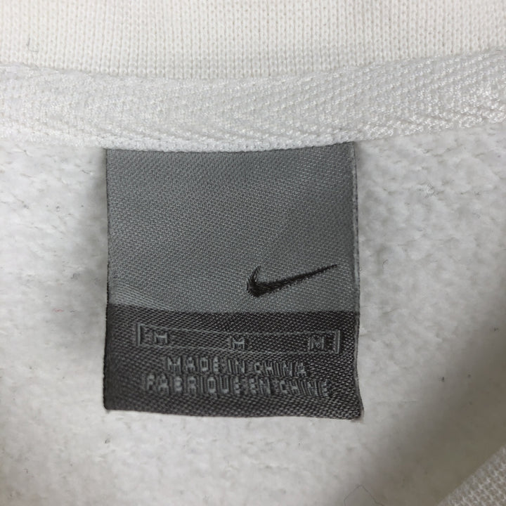 00'S Nike Logo Sweatshirt Trainer Men's M unclear white type Vintage Second Hand