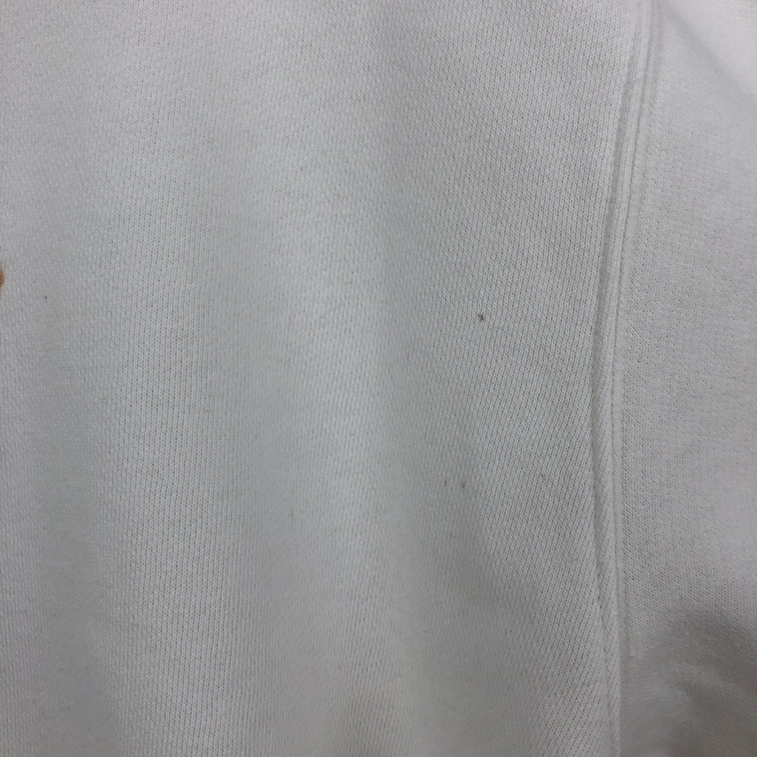 00'S Nike Logo Sweatshirt Trainer Men's M unclear white type Vintage Second Hand