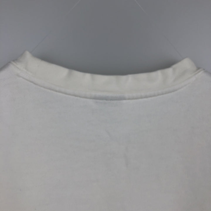 00'S Nike Logo Sweatshirt Trainer Men's M unclear white type Vintage Second Hand