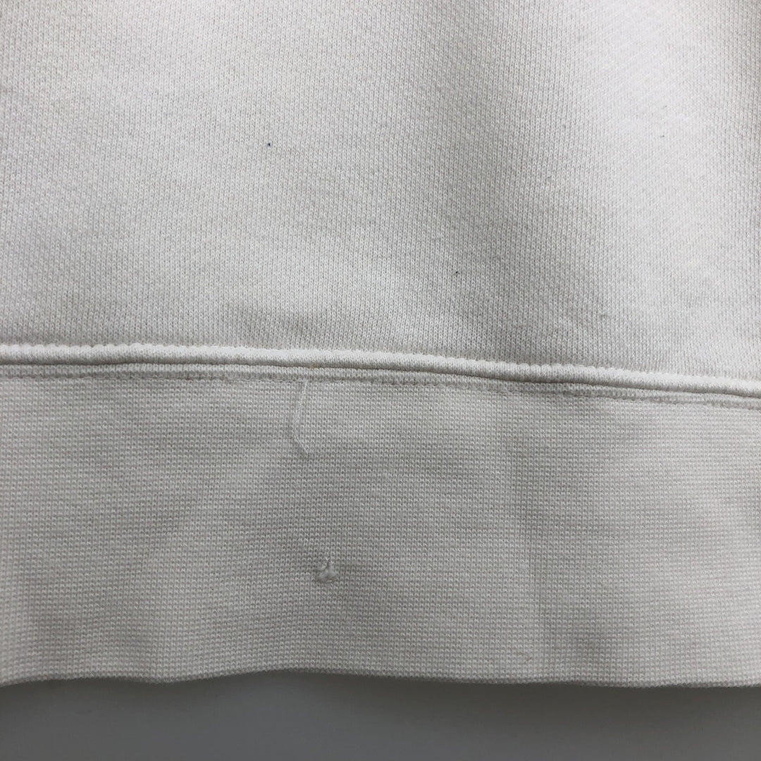 00'S Nike Logo Sweatshirt Trainer Men's M unclear white type Vintage Second Hand