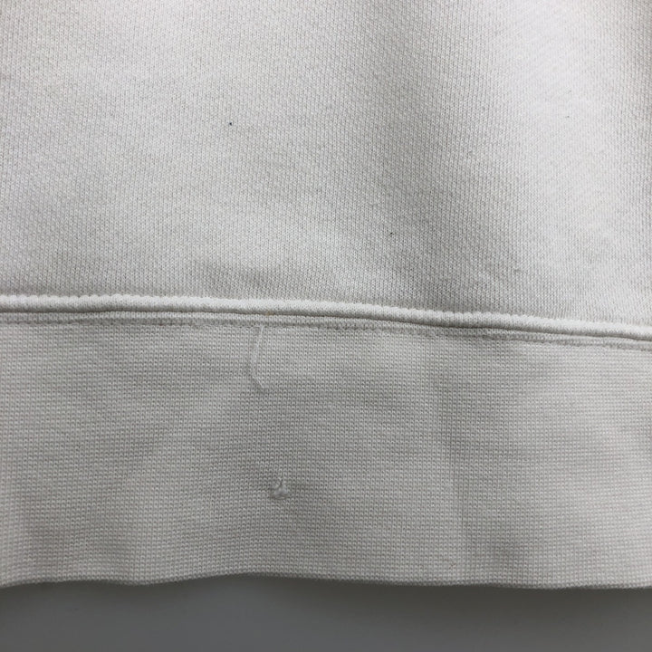00'S Nike Logo Sweatshirt Trainer Men's M unclear white type Vintage Second Hand