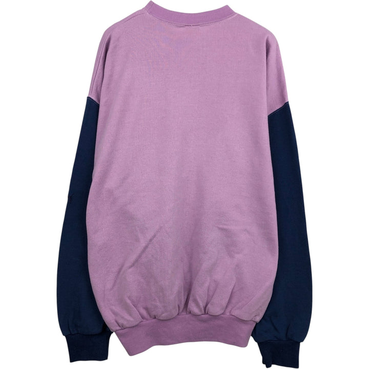 Puma Crazy Pattern Logo Sweatshirt (Men's Size L) cotton pink type Vintage Second Hand