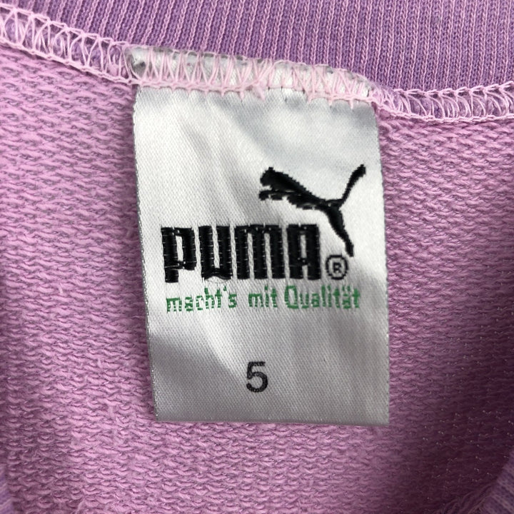 Puma Crazy Pattern Logo Sweatshirt (Men's Size L) cotton pink type Vintage Second Hand